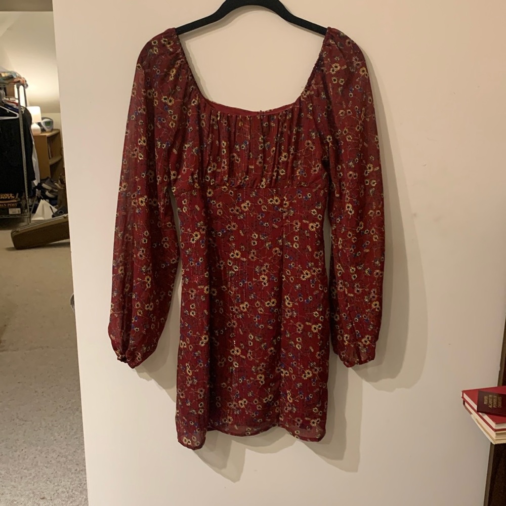 Long Sleeve Sunflower dress